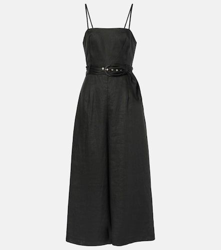 Zimmermann Abito midi in lino - Zimmermann - Modalova