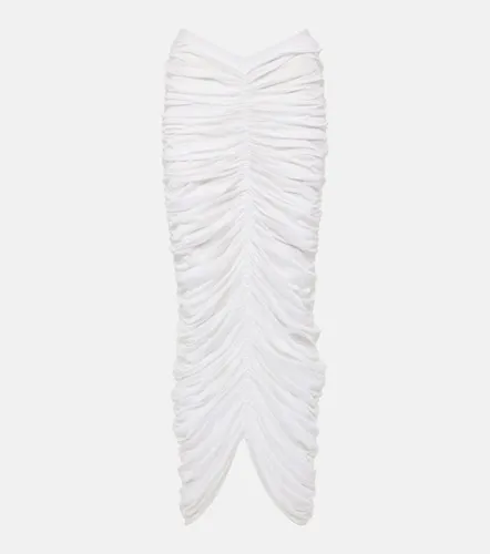 Laure ruched silk-blend maxi skirt - Khaite - Modalova