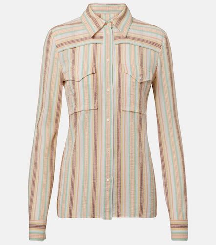 Chloé Camisa en crespón de algodón a rayas - Chloe - Modalova