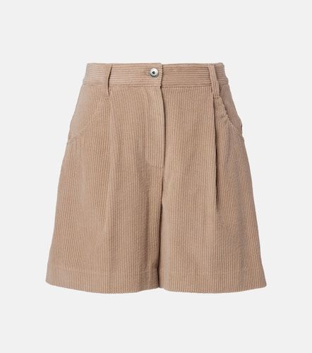 Shorts in velluto a coste di cotone - Brunello Cucinelli - Modalova