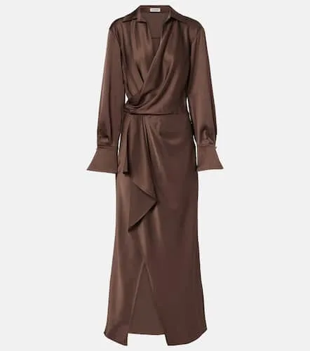 Talita draped satin wrap dress - Simkhai - Modalova