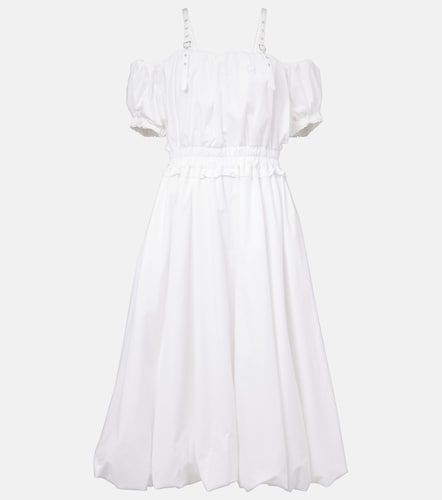 Abito midi in popeline di cotone - Noir Kei Ninomiya - Modalova
