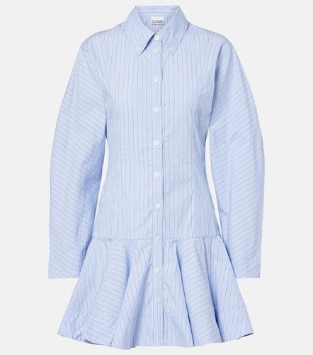 Ganni Hemdblusenkleid aus Baumwolle - Ganni - Modalova