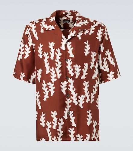 Camisa bowling de seda estampada - Zegna - Modalova
