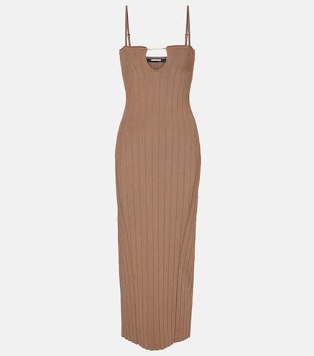 Sierra ribbed-knit midi dress - Jacquemus - Modalova