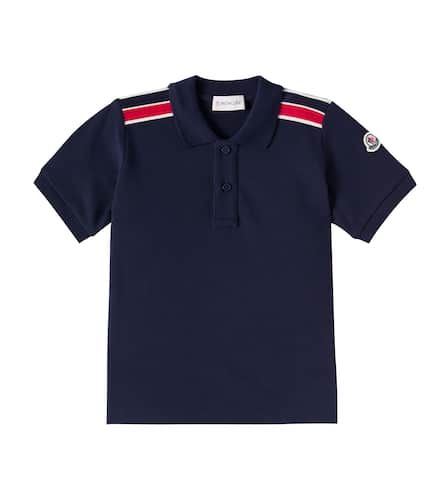 T-shirt polo en coton - Moncler Enfant - Modalova