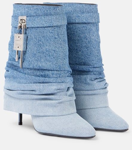 Shark Lock ombrÃ© denim ankle boots - Givenchy - Modalova