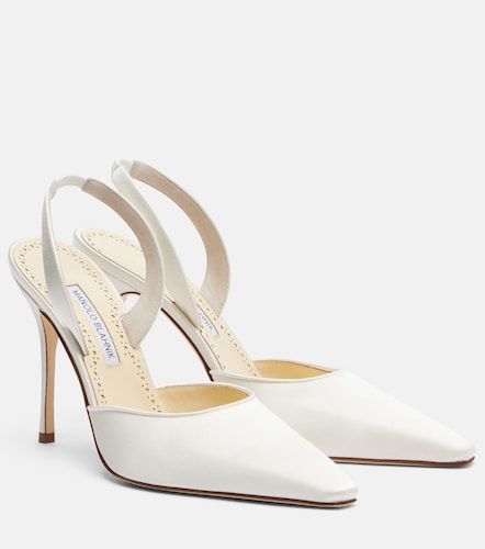 Borelapla satin slingback pumps - Manolo Blahnik - Modalova