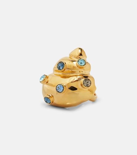 Ring Seashell mit Kristallen - Oscar de la Renta - Modalova