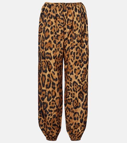 Alaïa Pantaloni con stampa leopardata - Alaia - Modalova