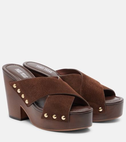 Marisol suede platform mules - Paris Texas - Modalova