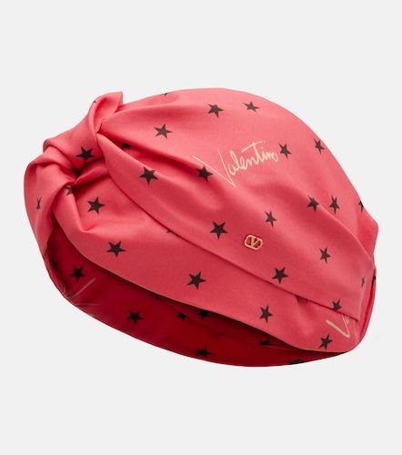 Printed silk twill headband - Valentino Garavani - Modalova
