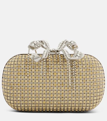Crystal-embellished box clutch - Self-Portrait - Modalova