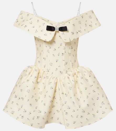 Vestido corsé de algodón y seda floral - Shushu/Tong - Modalova