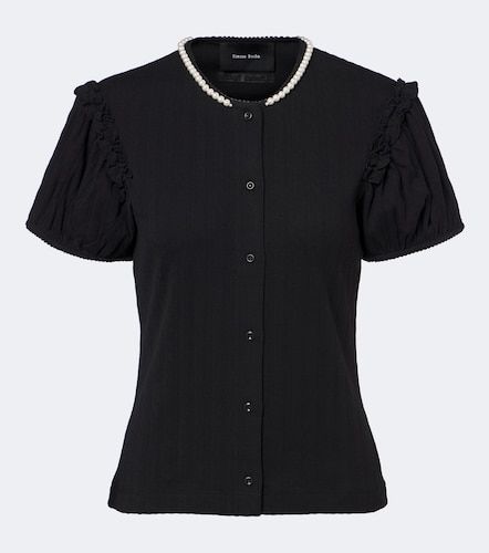 Cardigan in cotone pointelle - Simone Rocha - Modalova