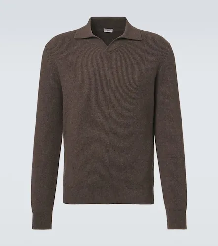 Ribbed-knit cashmere polo sweater - Agnona - Modalova