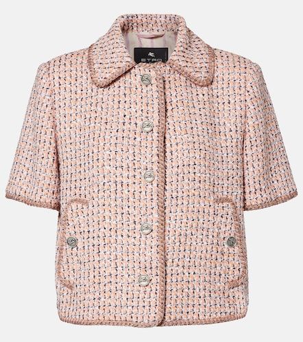 Etro Cropped tweed jacket - Etro - Modalova