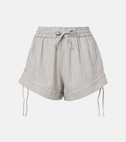 Shorts Thaliany de algodón a rayas - Marant Etoile - Modalova