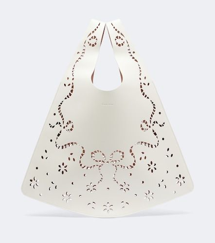 Laser-cut leather shopper - Simone Rocha - Modalova