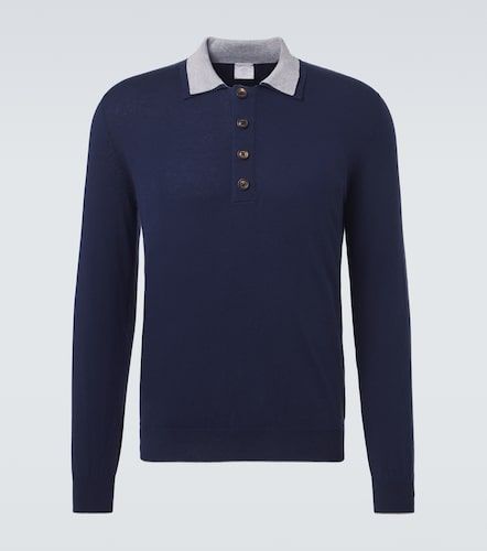 Pullover polo in cotone e cashmere - Eleventy - Modalova