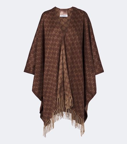 Sciarpa in cammello con frange - Max Mara - Modalova