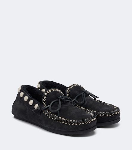 Fitza shearling-lined suede loafers - Isabel Marant - Modalova