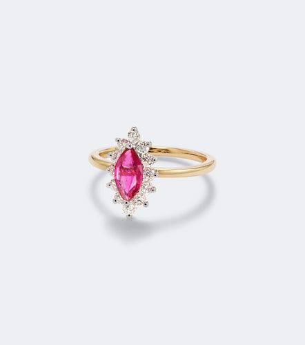 Pompadour 18kt ring with diamonds and ruby - Yvonne Leon - Modalova
