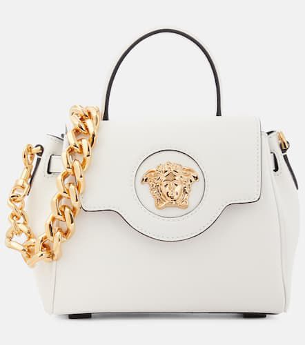 Versace La Medua Small leather tote - Versace - Modalova