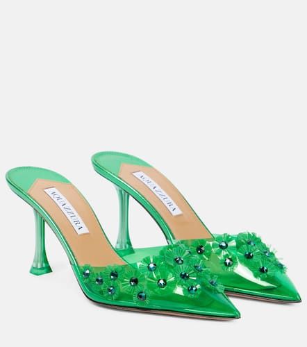 Meteorite 75 embellished PVC mules - Aquazzura - Modalova