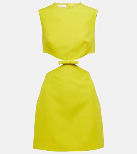 Cutout wool and silk minidress - Valentino - Modalova