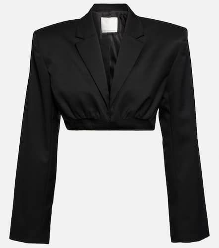 Cropped wool blazer - Christopher Esber - Modalova