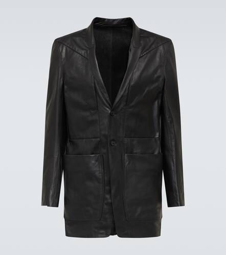 Lido single-breasted leather blazer - Rick Owens - Modalova