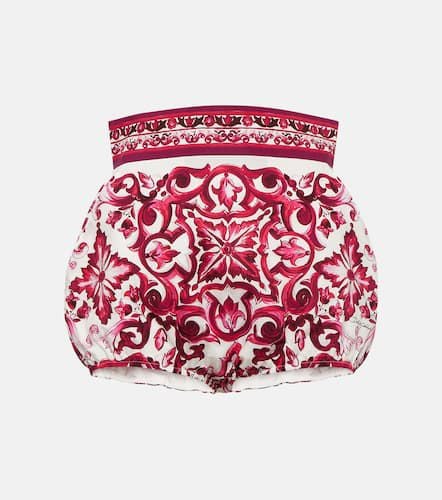 Majolica cotton shorts - Dolce&Gabbana - Modalova