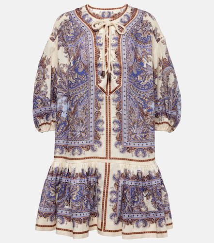 Ottie Eyelet paisley linen minidress - Zimmermann - Modalova