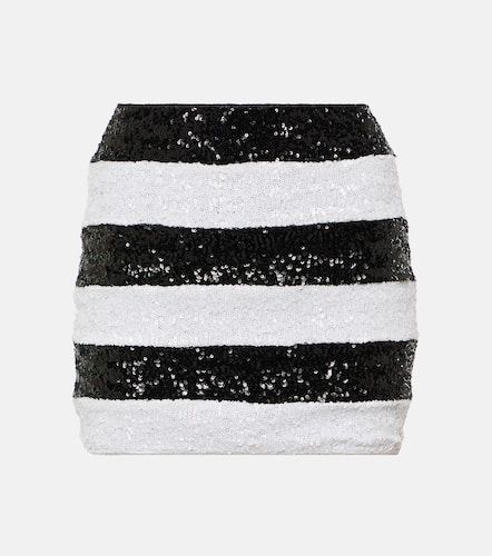 OsÃ©ree Pailettes striped miniskirt - Oseree - Modalova