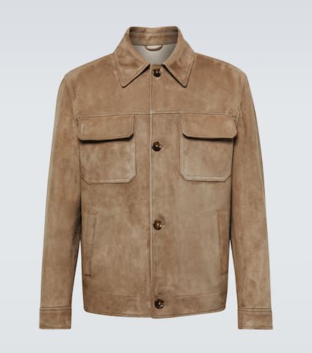 Lardini Ivodon suede jacket - Lardini - Modalova