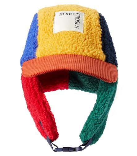 Colorblocked faux shearling hat - Bobo Choses - Modalova