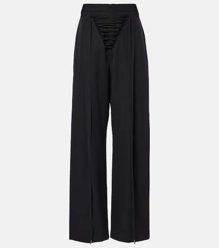 Lace-up wool wide-leg pants - Jean Paul Gaultier - Modalova