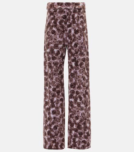 Pantera cotton-blend straight pants - Dries Van Noten - Modalova