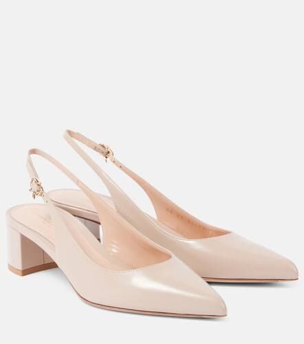 Leather slingback pumps - Gianvito Rossi - Modalova