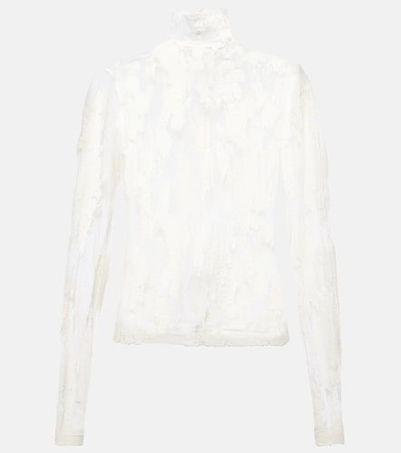 Top in misto cotone a collo alto - Acne Studios - Modalova
