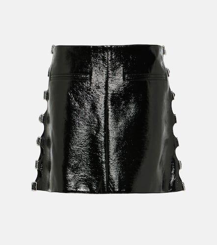 CourrÃ¨ges Faux leather miniskirt - Courreges - Modalova