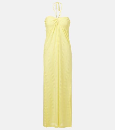 Mila semi-sheer halterneck maxi dress - Melissa Odabash - Modalova