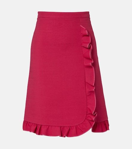 Crepe Couture ruffled miniskirt - Valentino Garavani - Modalova