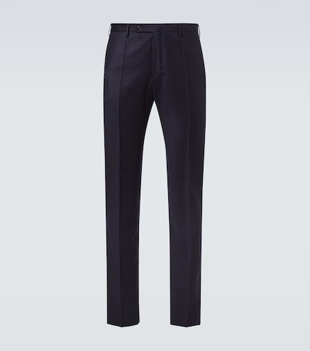 Virgin wool flannel slim pants - Slowear - Modalova