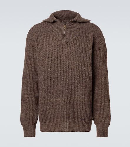 Wool and cotton half-zip sweater - Maison Margiela - Modalova