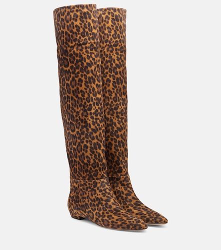 Botas altas de ante estampadas - Gianvito Rossi - Modalova
