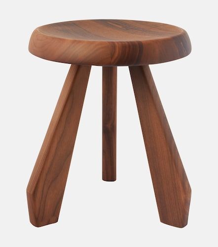 Cassina Meribel walnut stool - Cassina - Modalova