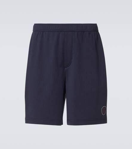 Logo cotton jersey shorts - Brunello Cucinelli - Modalova