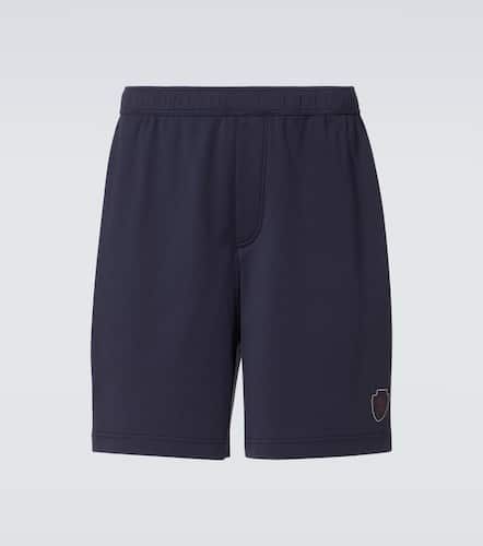 Shorts in jersey di cotone con logo - Brunello Cucinelli - Modalova